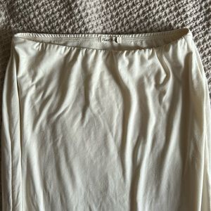 White cotton long skirt, size M, “Heart and Hips” brand
